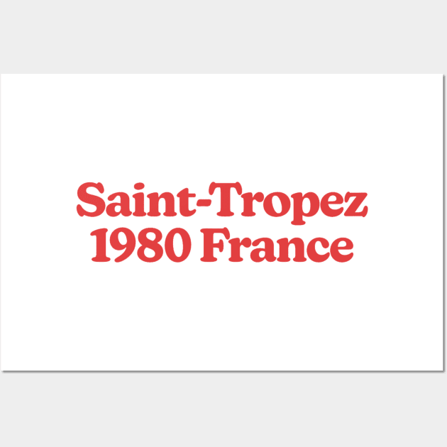 Saint Tropez 1980 France Wall Art by John white